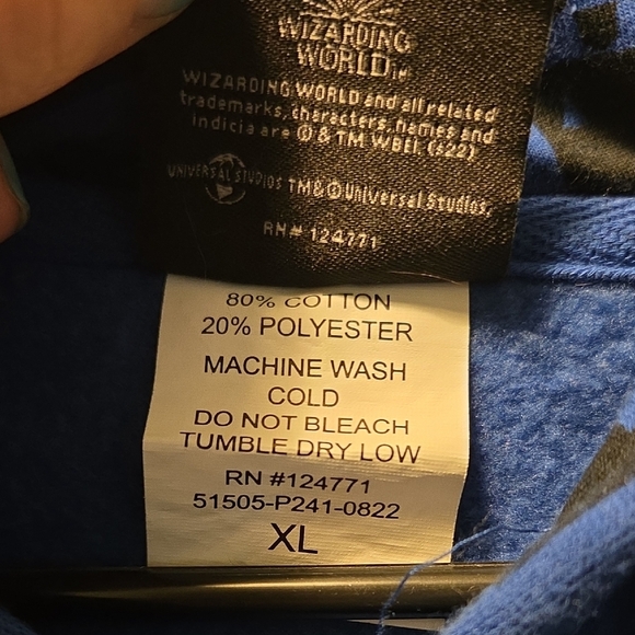 Blue Ravenclaw Hoodie - Picture 3 of 6